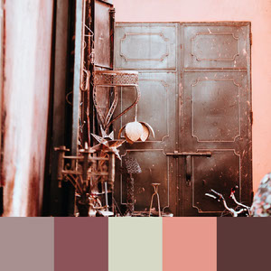 Retro Rustic Color Palette Instagram Square 101 combinazioni di colori brillanti