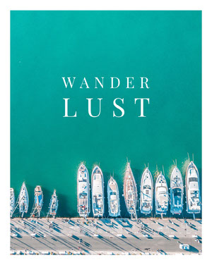 Green and White Wander Lust Profile 50 caratteri moderni