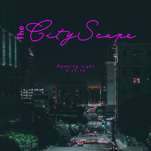 Pink Opening Night Instagram Square Night with City 50 caratteri moderni