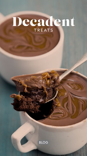 decadent treat brownie instagram story 50 caratteri moderni