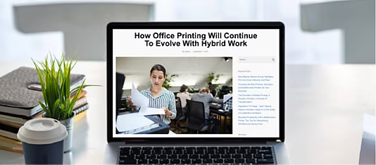 How Office Printing will Continue to Evolve with Hybrid Work
