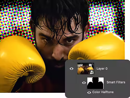 Un esempio di foto modificata con i Filtri avanzati e le maschere di livello.
