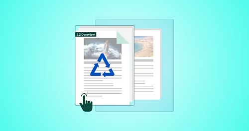 Efficient content reuse with cross references