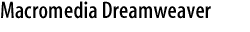 Macromedia Dreamweaver