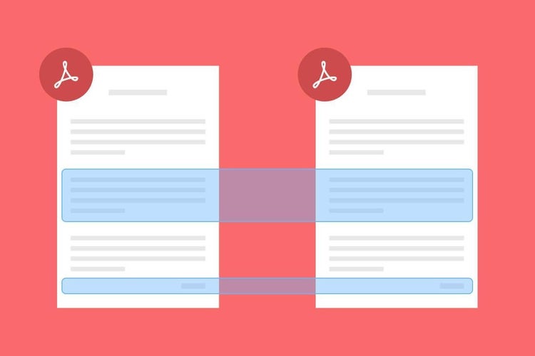 PDFの比較ツールでテキストや画像の差分をチェックする手順