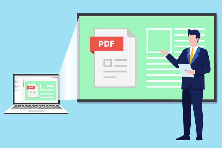 PDFを全画面表示する方法！資料投影に便利な設定も紹介