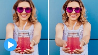 正確なコントロールにより、リアルな被写界深度を追加、画像