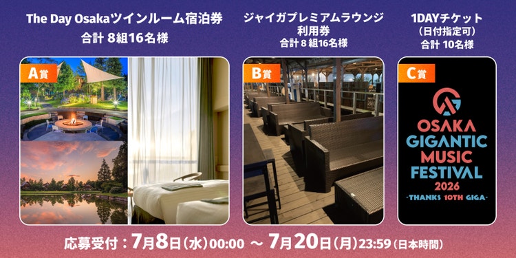 3種類の景品の紹介画像
