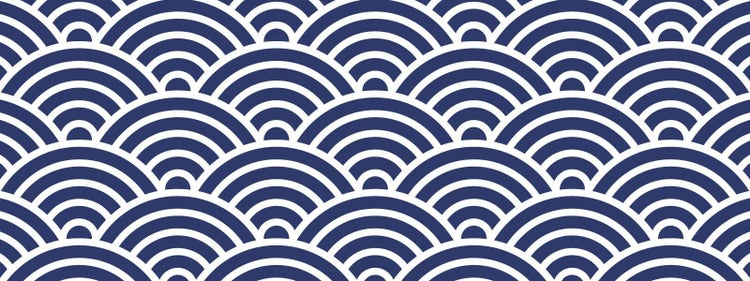 青海波（せいがいは）文様