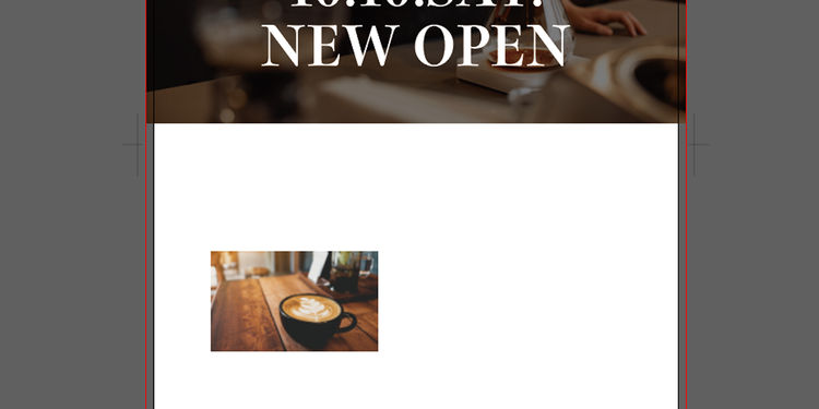 クリッピングマスクを作成し、画像を切り抜いた例