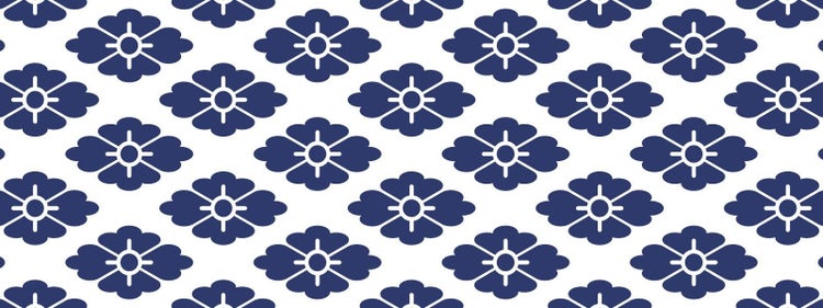 花菱（はなびし）文様