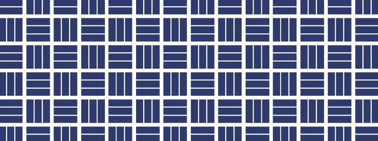 三崩し（さんくずし）文様