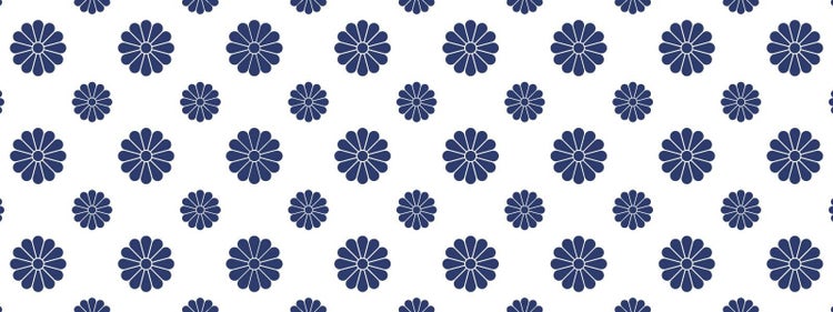 菊（きく）文様