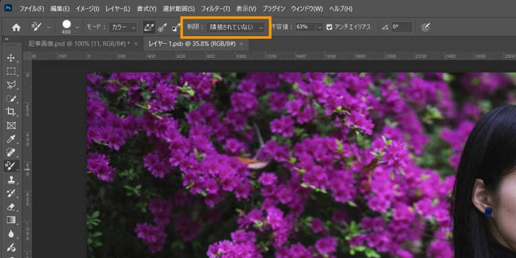 メニュー「制限」