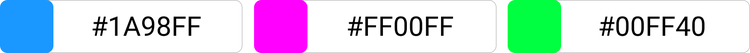 [#1A98FF]×[#FF00FF]×[#00FF40]