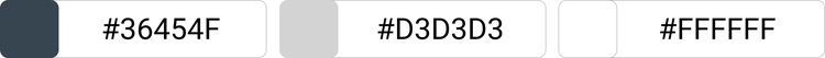 [#36454F]×[#D3D3D3]×[#FFFFFF]