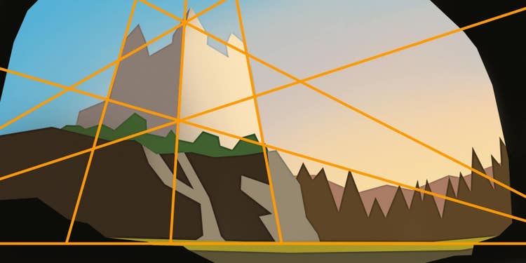 イラストのパースを決める