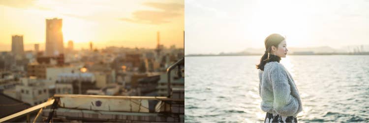 マスク機能とトーンカーブを使って合成する2つの画像