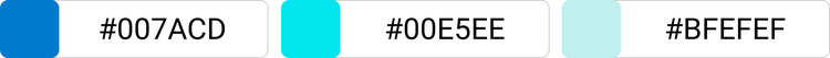 [#007ACD]×[#00E5EE]×[#BFEFEF]