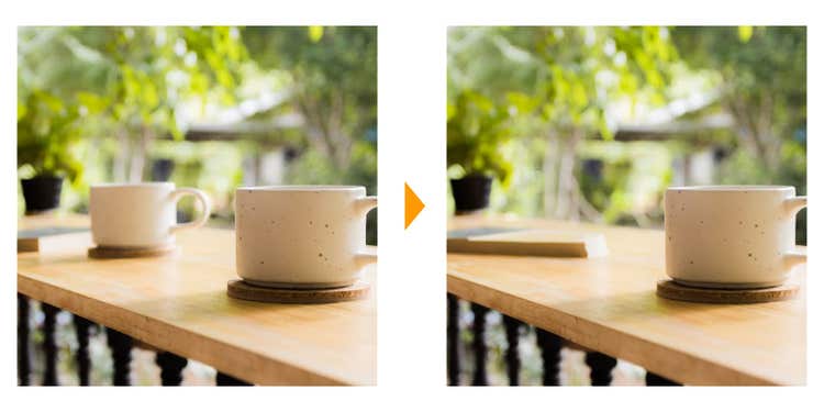 「生成塗りつぶし」を使うと自然な見た目で画像内の要素を削除できる