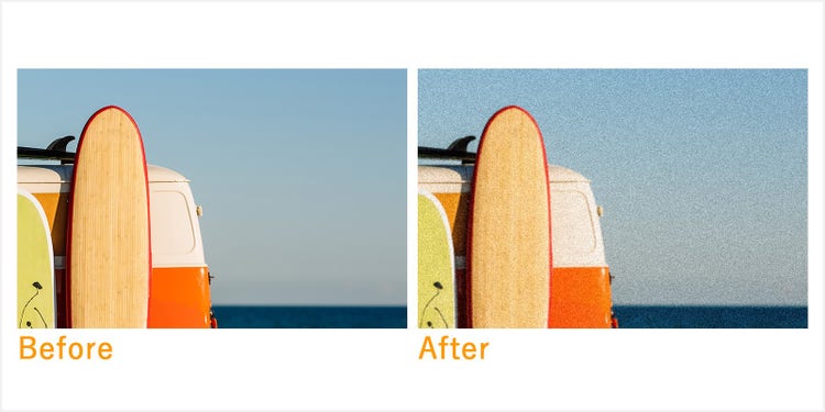 Photoshop Expressを使って粒子加工をした実例②