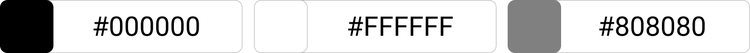 [#000000]×[#FFFFFF]×[#808080]