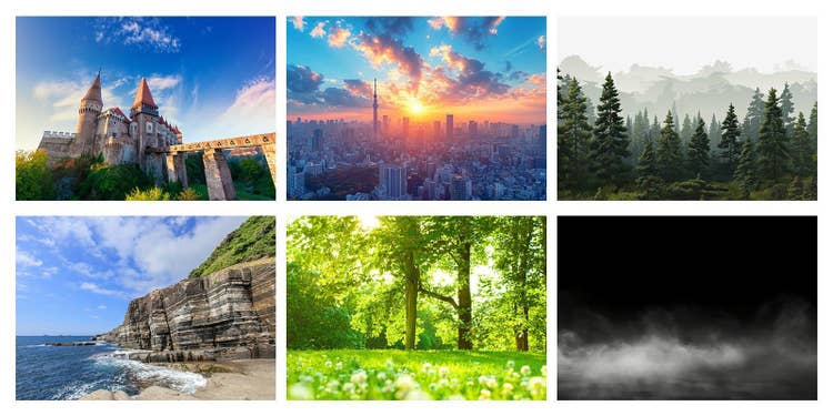 フォトバッシュでのイラスト作成に用いる画像素材