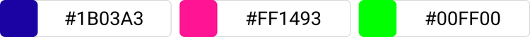 [#1B03A3]×[#FF1493]×[#00FF00]