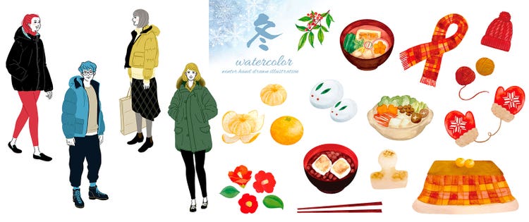 Adobe Stock｜素材サンプル（12月向け）