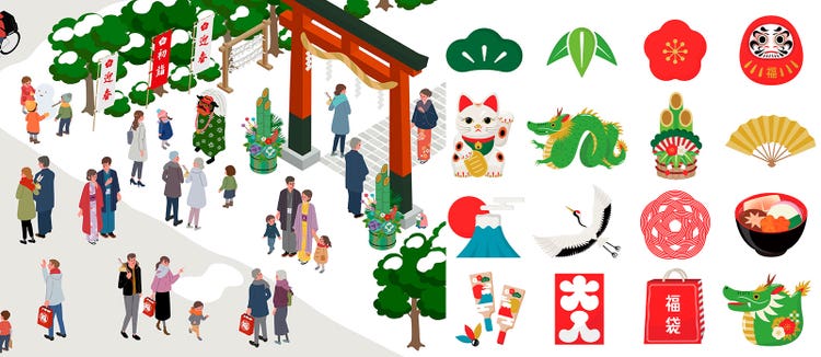 Adobe Stock｜素材サンプル（1月向け）