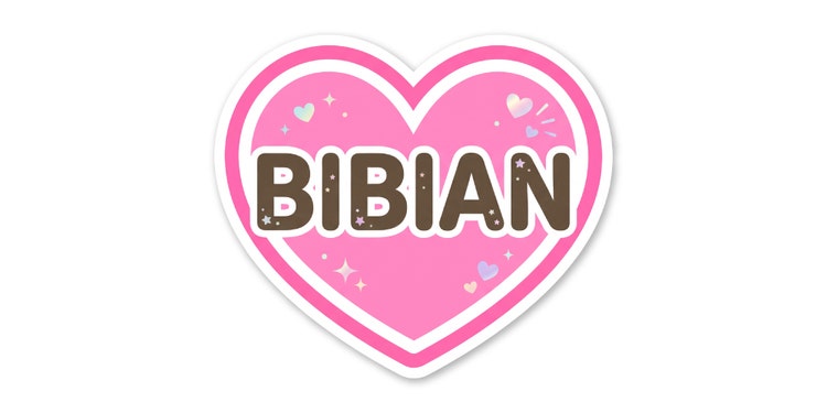 BIBIANステッカー