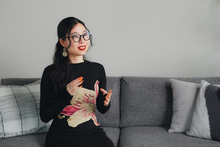 お仕事について語る北井さん