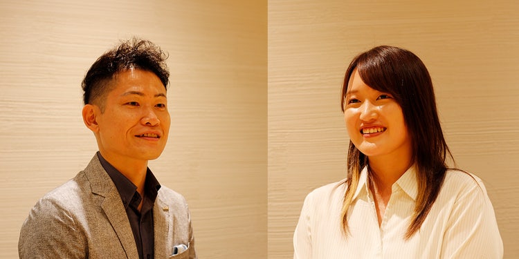 チョーヤ梅酒株式会社 坂本 さんと佐藤さんの写真