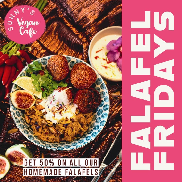 Pink Falafel Friday