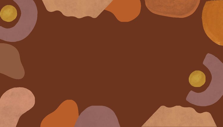 brown organic business card background