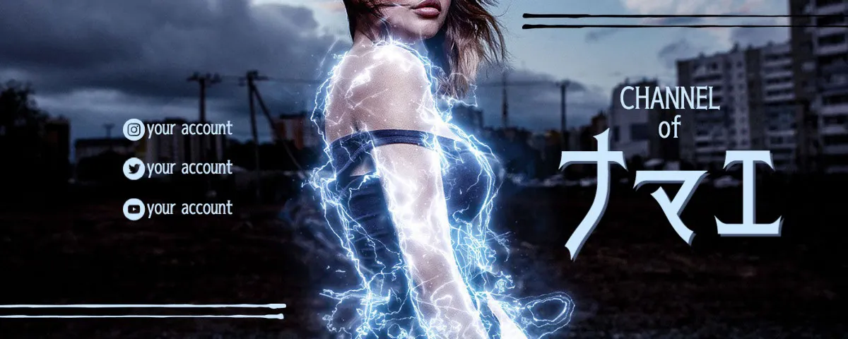 Thunder woman twitch banner