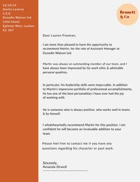 Orange Manager Position Recommendation Letter Experience Letter