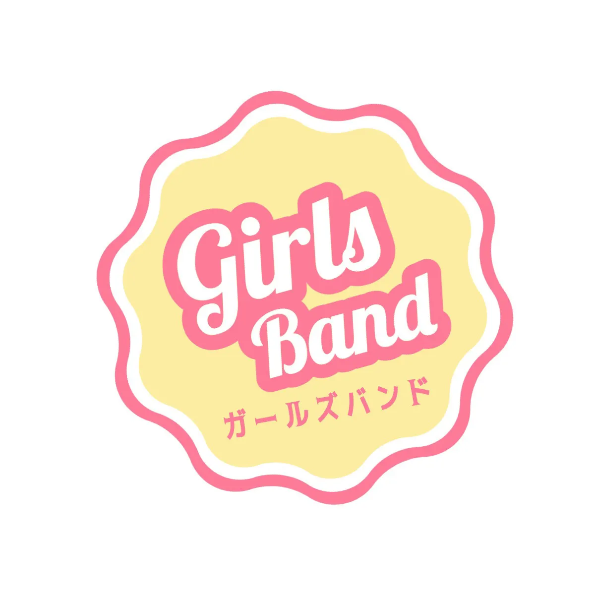 Pink pop band logo