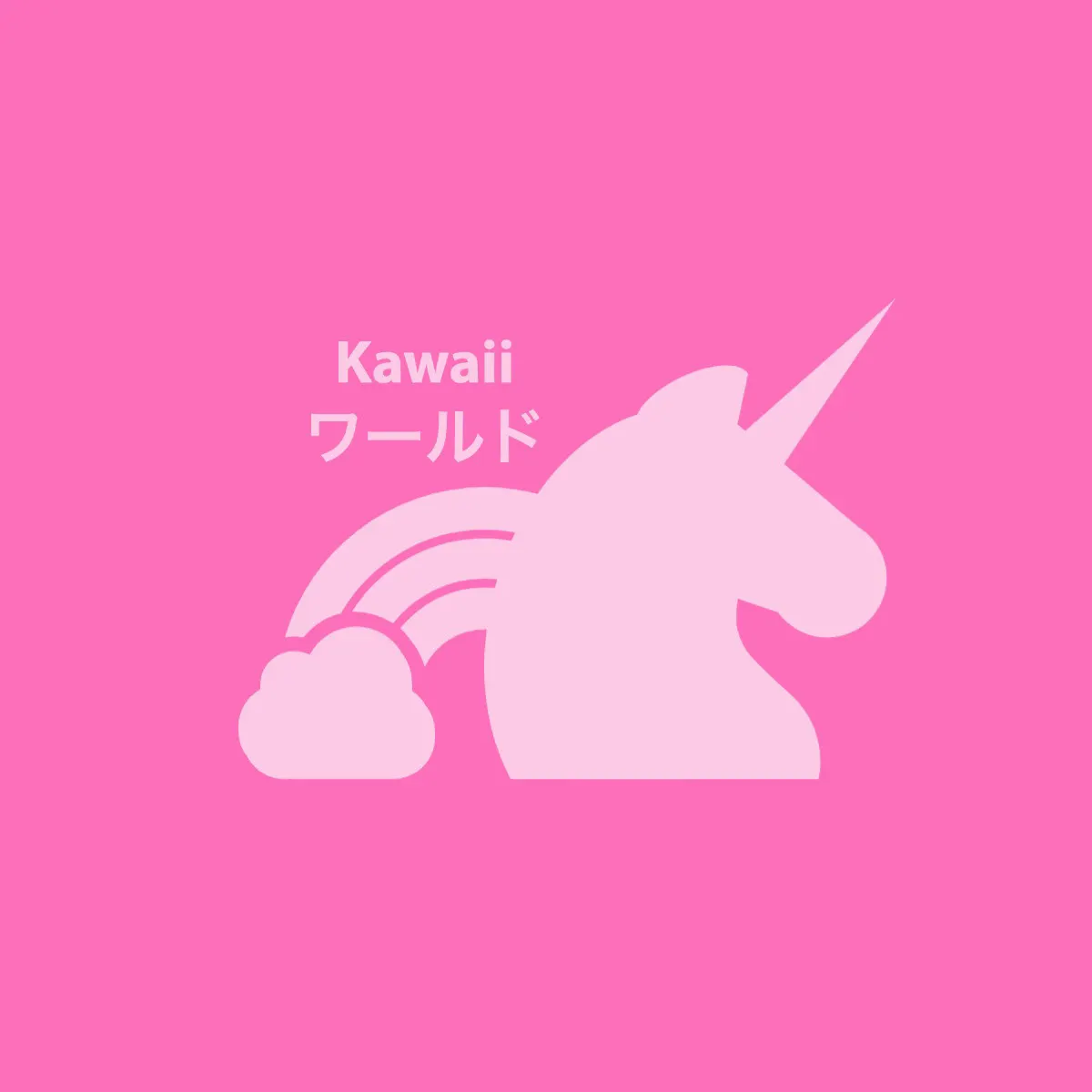 Pink kawaii logo