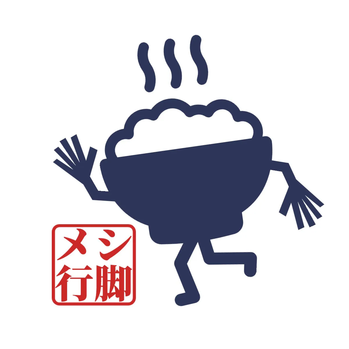Walking rice youtube logo