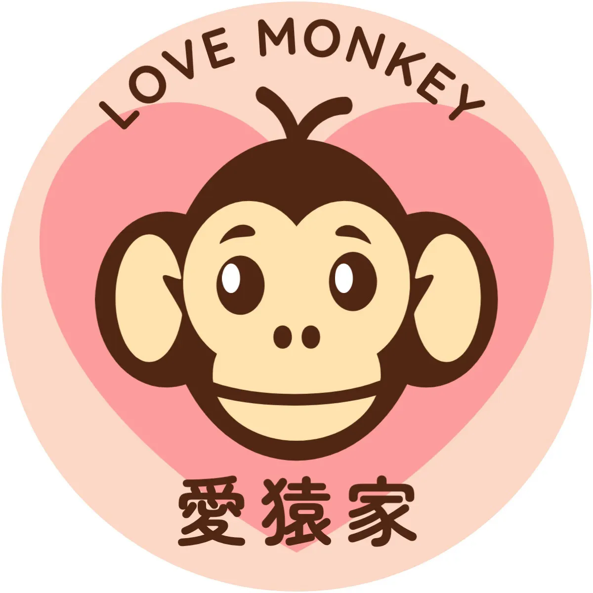 love monkey sticker