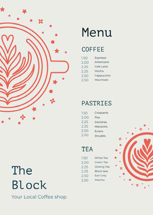 カフェメニューテンプレート 無料でデザインを作成 Adobe Express
