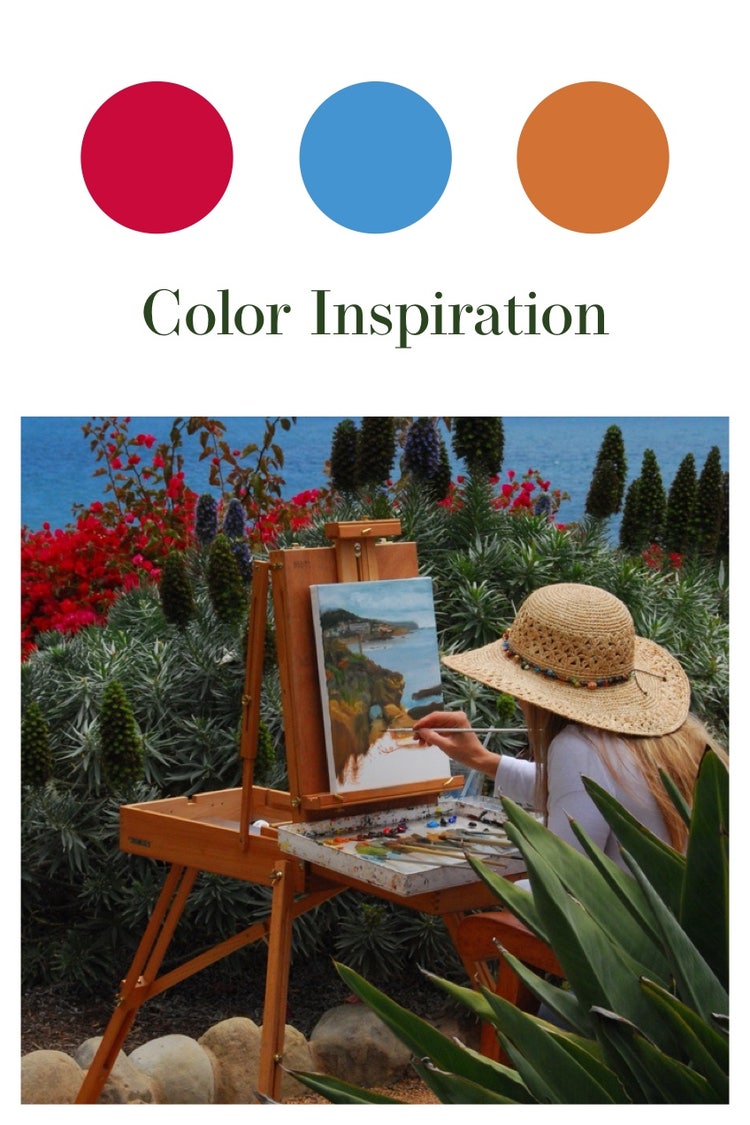 Painter Photo Color Inspiration Pinterest Graphic