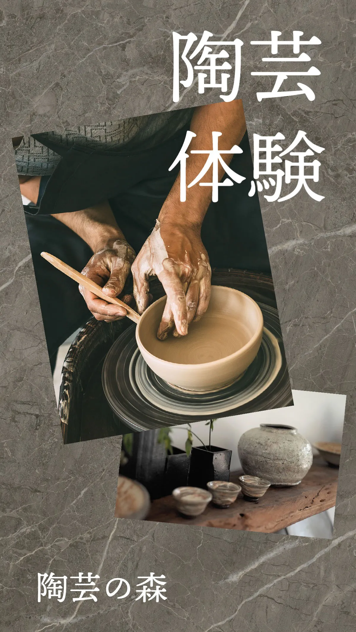 Ceramic art experience ad facebook story