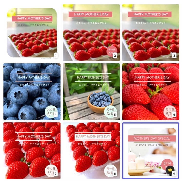 A collage of images of fruits Description automatically generated