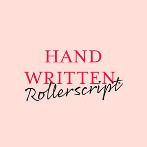 Pink and Red Handwriting Font Logo Brand Square Graphic 32 Cool Calligraphy & Script Fonts