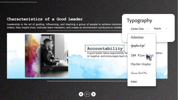 独創的なフォントサポート