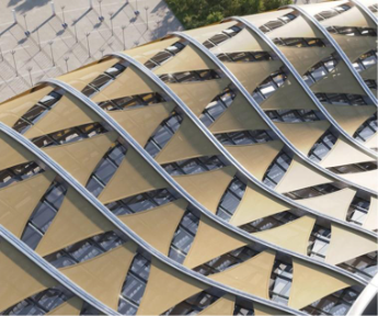 AIが生成した湾曲したビルの構造の画像