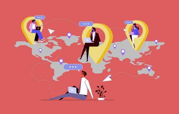 원격 근무의 확산