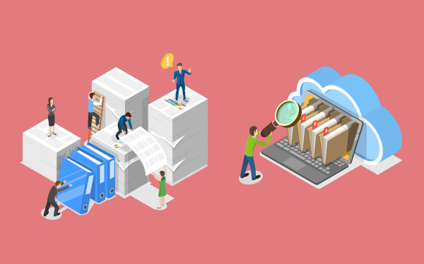 디지털 업무 환경 이미지